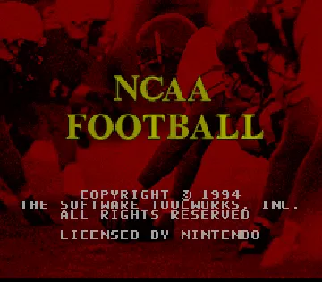 NCAA Football (USA) screen shot title